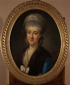 Marcello Bacciarelli - Portrait of Ludwika Zamoyska née Poniatowska (1728–1797), king's sister - MP 1306 - National Museum in Warsaw. Free illustration for personal and commercial use.