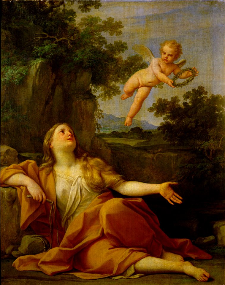Marcantonio Franceschini - Büßende Maria Magdalena - GG 225 - Kunsthistorisches Museum