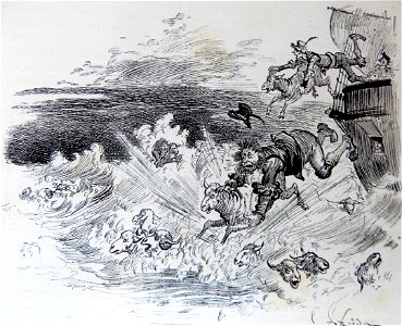 Marchands emportés par les moutons