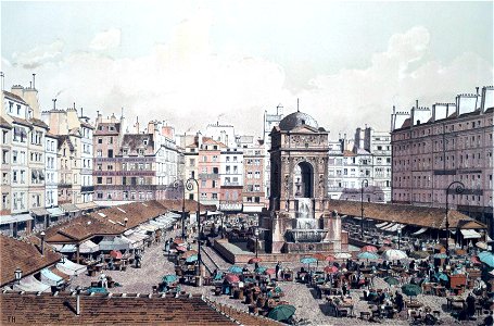 Marché des Innocents, 1855