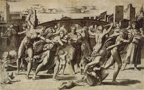 Marcantonio Raimondi - Massacre of the Innocents - WGA18980