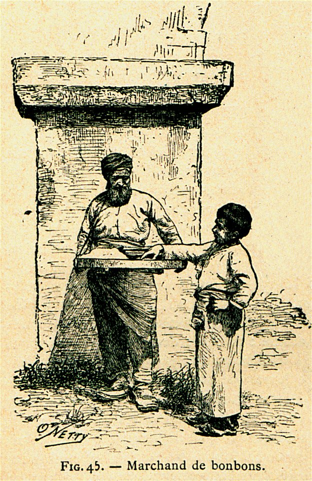 Marchand de bonbons - Beauregard J - 1896