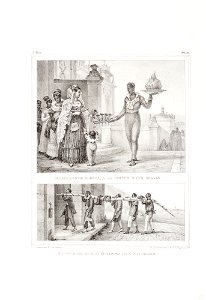 Marchand de fleurs, a la porte d´une église, da Coleção Brasiliana Iconográfica