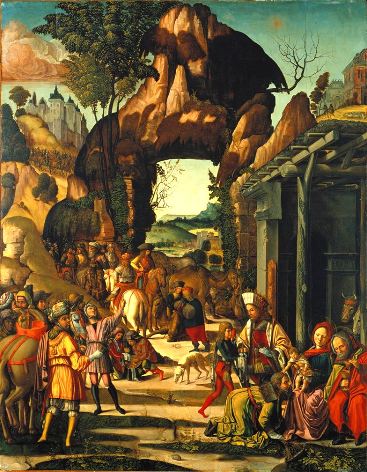 Marcello Fogolino - The Adoration of the Magi - 1899.11 - Fogg Museum