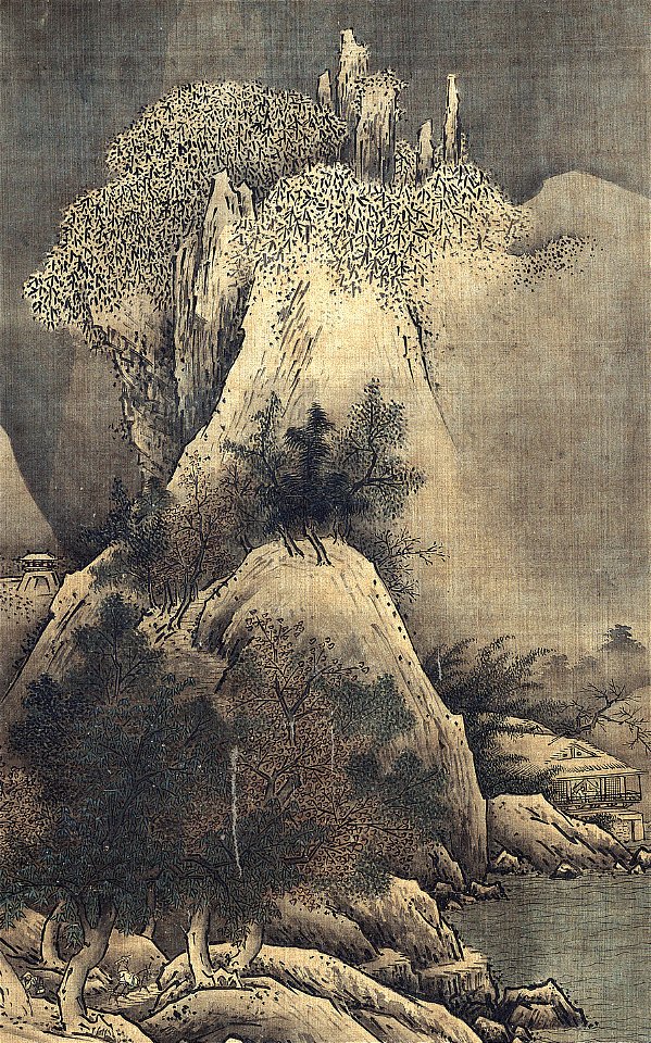 Landscape of the Four Seasons (Winter) by Sesshu