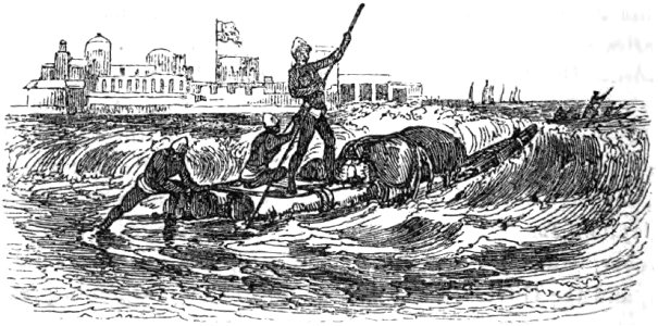 Landing at Madras - Aunt Elizabeth's Missionary Voyage (XV, June 1858, p.68) - Copy