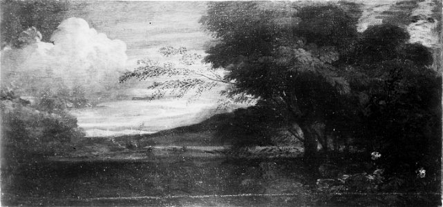 Landscape with a Grove - Nationalmuseum - 18945. Free illustration for personal and commercial use.