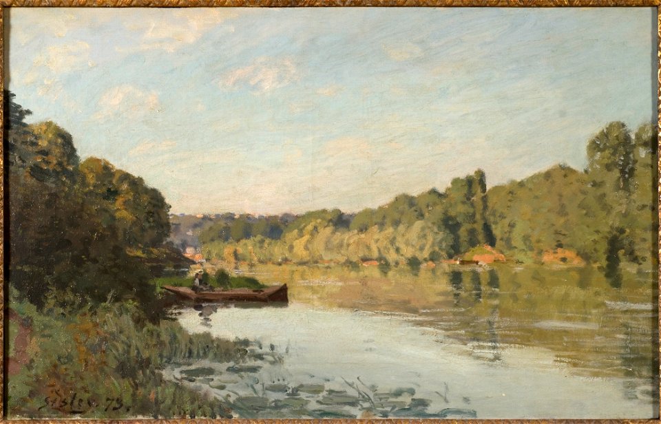Landscape from Bougival (Alfred Sisley) - Nationalmuseum - 21125