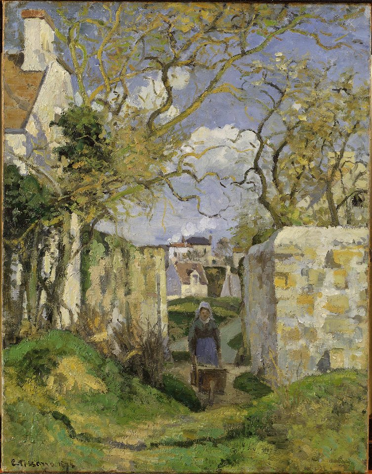 Landscape from Pontoise (Camille Pissarro) - Nationalmuseum - 19146