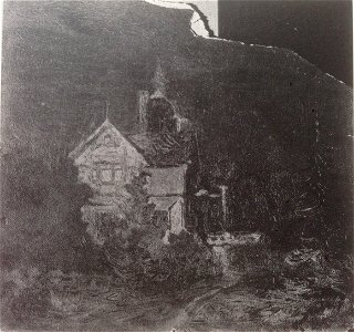 Landscape at Night (Malevich, ca. 1900)