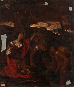 Landskap med figurer - Nationalmuseum - 157974
