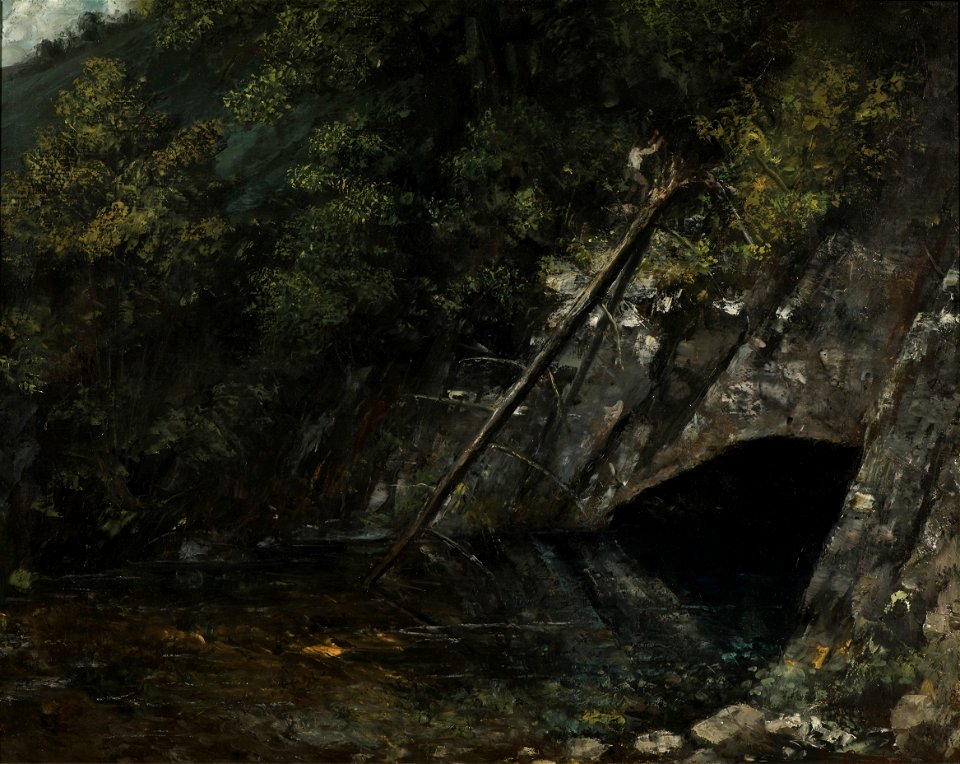 Landscape from La Source Bleue (Gustave Courbet) - Nationalmuseum - 19226