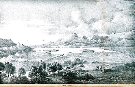 Landscape at Kavala, near Philippoi - CousinÉry Esprit Marie - 1831