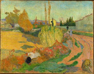 Landscape from Arles (Paul Gauguin) - Nationalmuseum - 18739