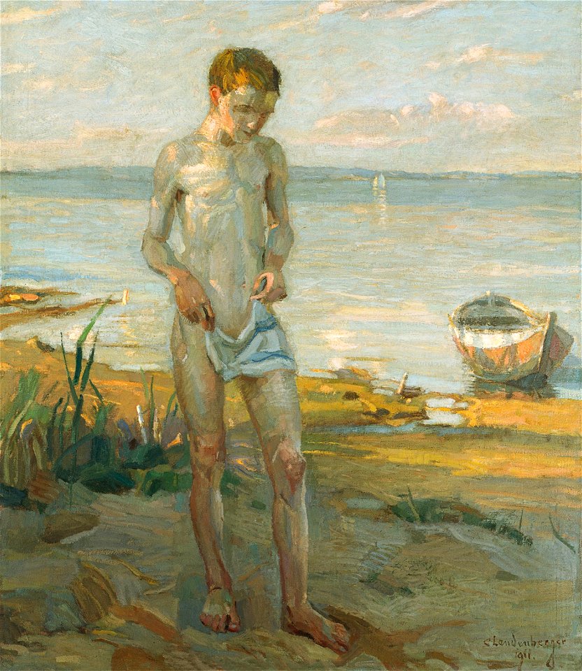 Christian Landenberger - Abend am Ammersee (1911)