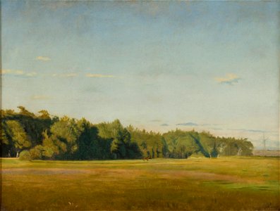 Landscape (Christen Dalsgaard) - Nationalmuseum - 18926. Free illustration for personal and commercial use.