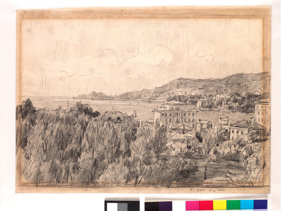 Landschap met baai, objectnr TB 6250