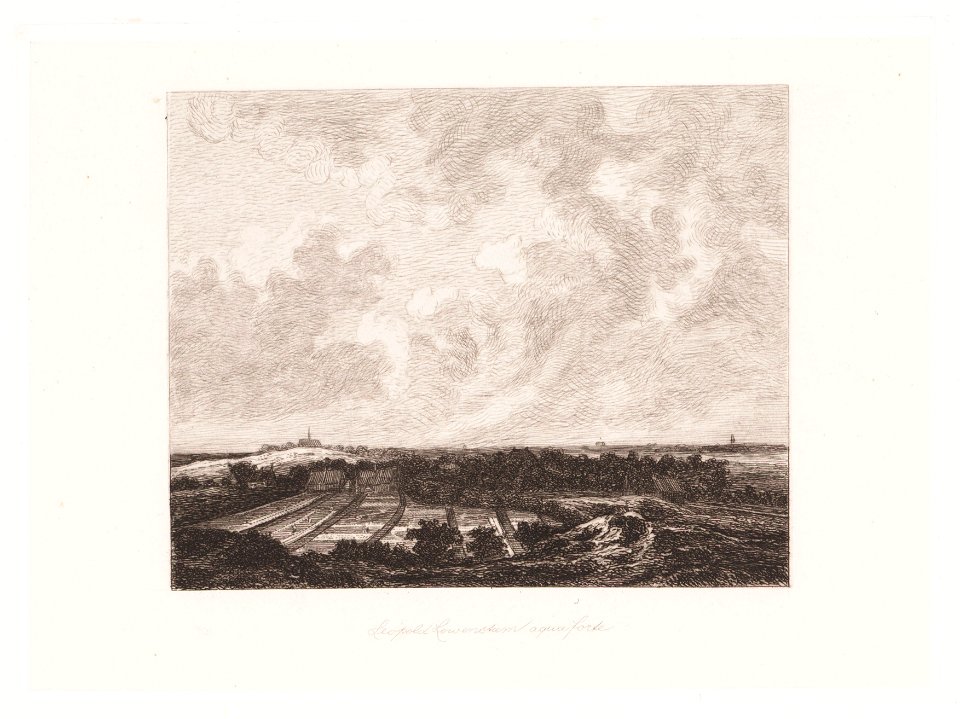 Landschap met bouwterrein, objectnr A 15396