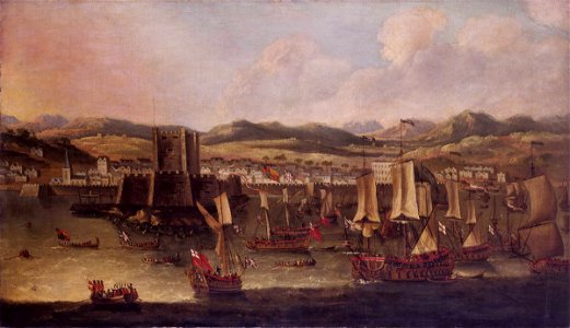 Landing of William III at Carrickfergus, 14 June 1690 RMG BHC0330