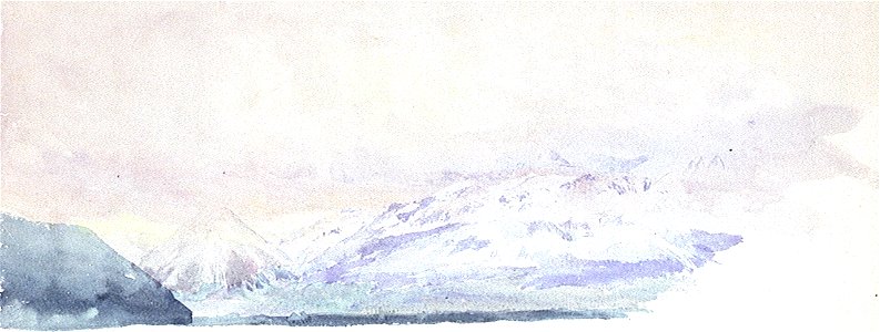 Landscape study of the Dent de Midi, Switzerland RMG PU9816