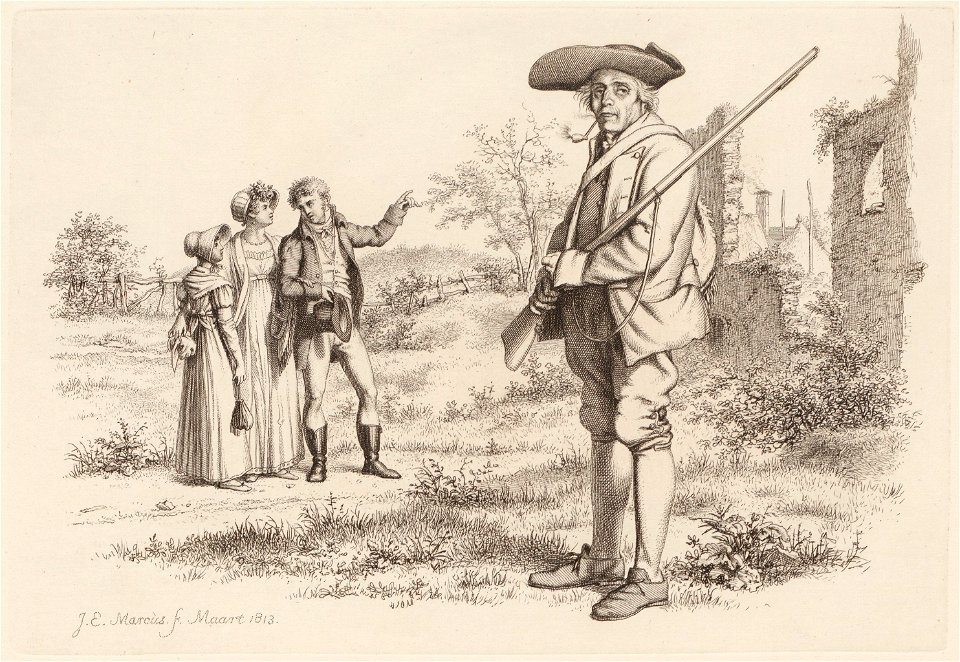 Landschap met ruïne, objectnr A 12586