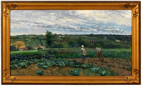 Landscape with Cabbage Patch, Concarneau (Johan Ericson) - Nationalmuseum - 23482