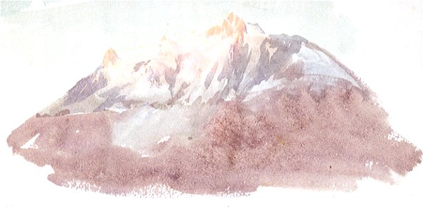 Landscape study of the Dent de Jaman RMG PU9815