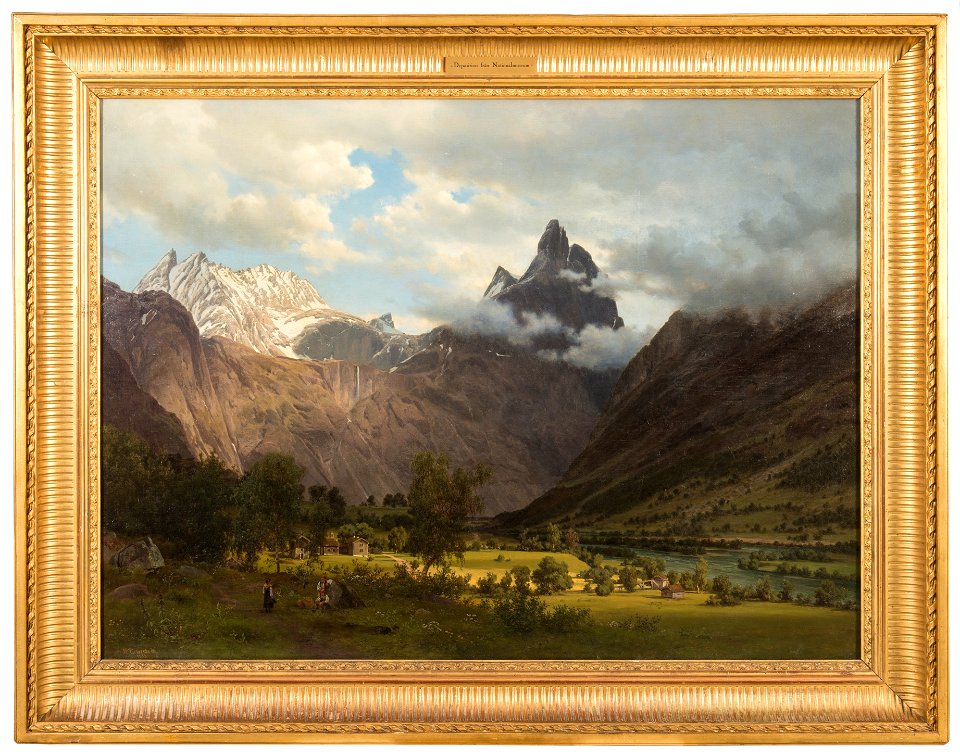 Landscape from Romsdalen (Johan Fredrik Eckersberg) - Nationalmuseum - 21878