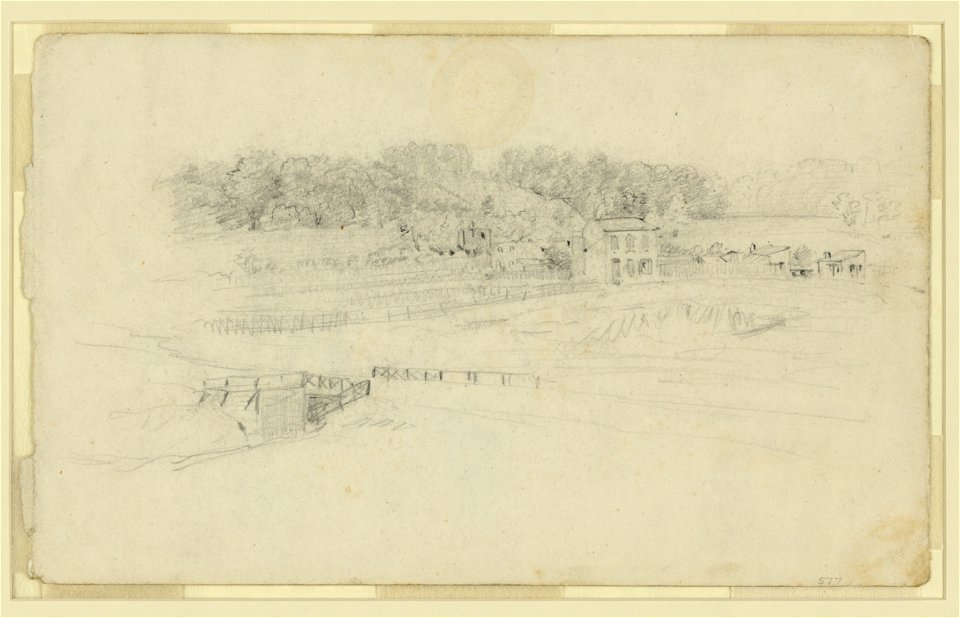 Landscape with buildings LCCN2004660407