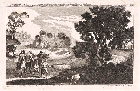 Landschap met jagers en vogelvangers