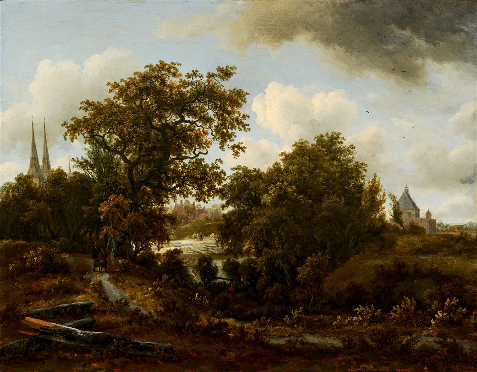 Landscape near Deventer by Meindert Hobbema Mauritshuis 899