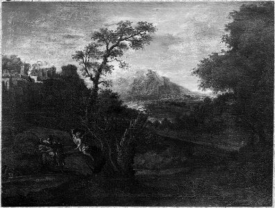 Landscape with an Angel Halting a Rider - Nationalmuseum - 17829