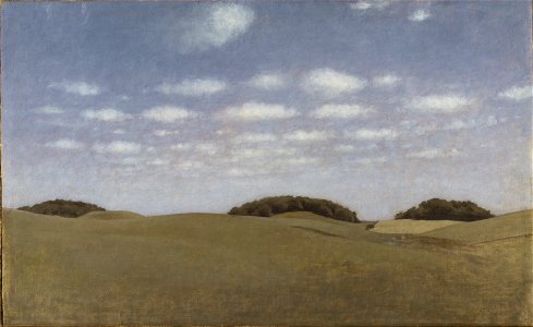 Landscape, From Lejre (Vilhelm Hammershøi) - Nationalmuseum - 19308