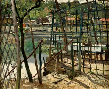Landscape from Meudon, France (Eilif Peterssen) - Nationalmuseum - 23741