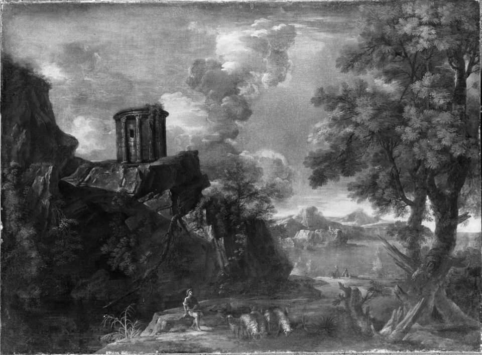 Landscape with a Circular Temple - Nationalmuseum - 17817