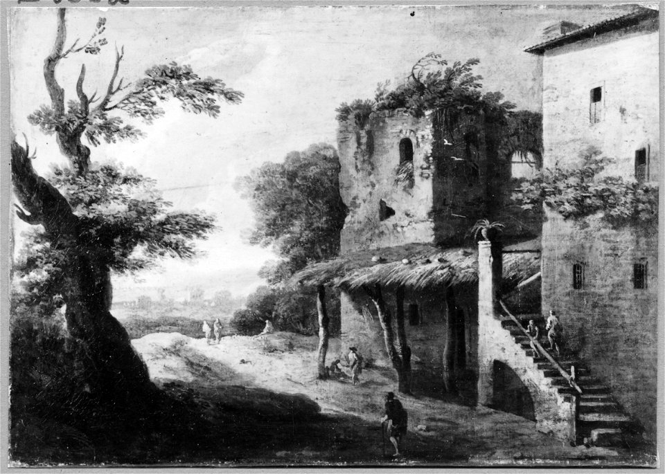Landscape with Old Buildings (Alessio de Marchis) - Nationalmuseum - 17197