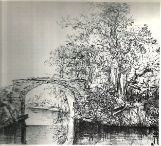Landscape with a Stone Bridge - Jacob van Ruisdael
