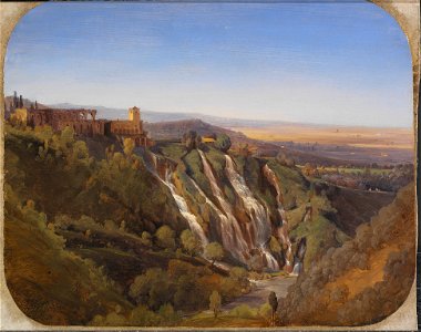 Landscape Near Tivoli. Study (Joseph Magnus Stäck) - Nationalmuseum - 18927