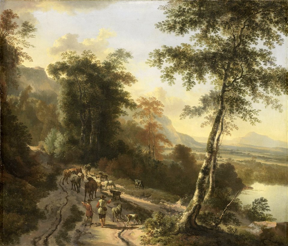 Landschap met veedrijvers Rijksmuseum SK-A-692