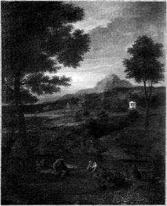 Landscape with Figures - Nationalmuseum - 17824. Free illustration for personal and commercial use.