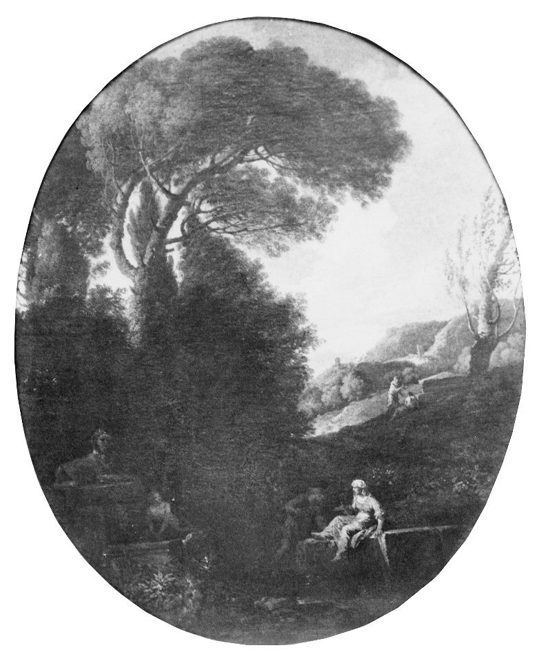 Landscape with Pines (Jan Frans van Bloemen) - Nationalmuseum - 17814