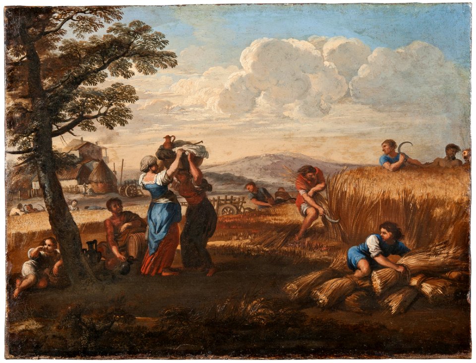 Landscape with Harvesting (Pietro da Cortona) - Nationalmuseum - 17337