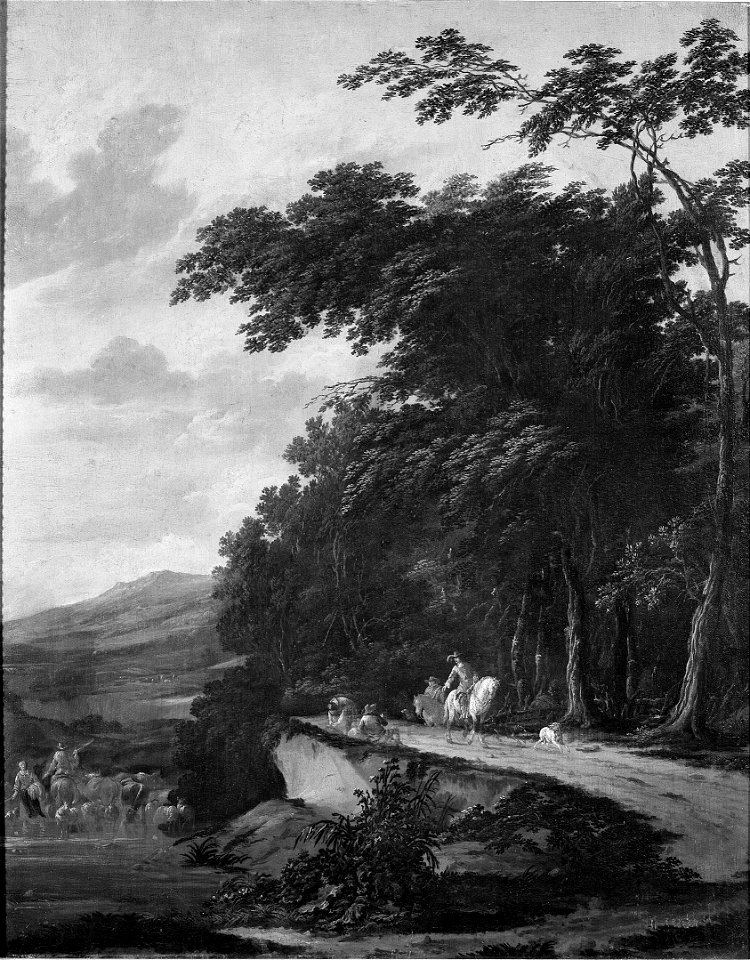 Landscape with Figures and Cattle (Jan van Kessel) - Nationalmuseum - 17741