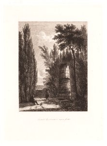 Landschap met monument, objectnr A 15399