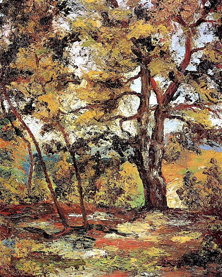 Landscape-La-Rose-Adolphe-Joseph-Thomas-Monticelli-Oil-Painting