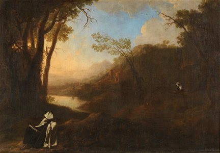 Landscape with Carmelites by Jan Both Museo del Prado P002058