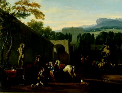 Landschap bij Florence Centraal Museum 18328