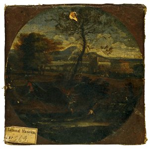 Landscape with rest on flight into Egypt - Nationalmuseum - 158044