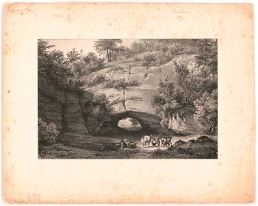 Landscape with natural bridge LCCN2014649376
