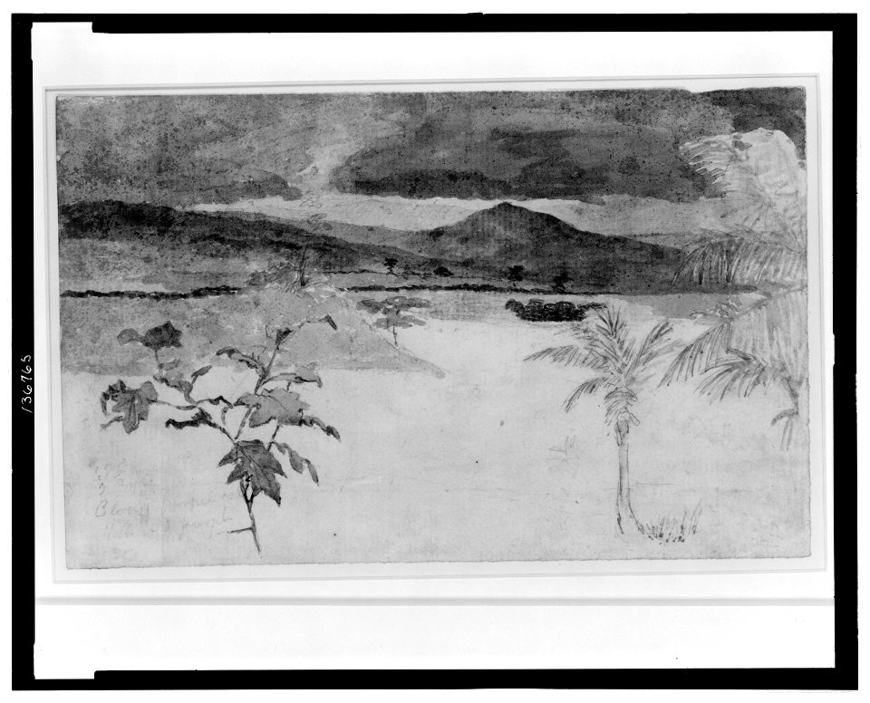 Landscape with storm in distance LCCN2006685078